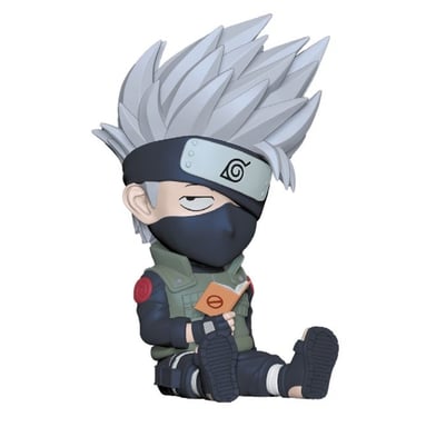 Hucha - Naruto - Kakashi - Plástico de alta calidad - Detalles esculpidos - Funcional