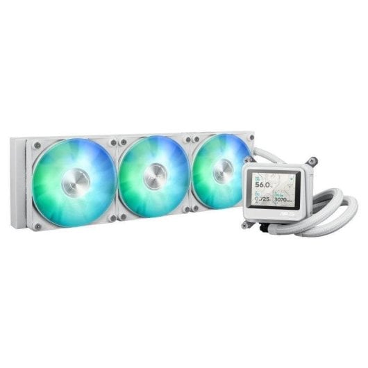ASUS MAX Gaming LC 360 ARGB LCD Edition système de refroidissement liquide de processeur Taille de radiateur : 360 mm pour : AM4 AM5 LGA1851 LGA1700 cuivre 120 mm - vue 3