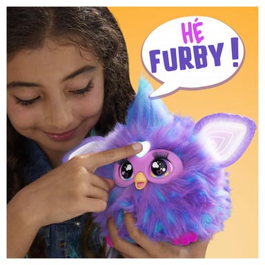 Hasbro Pound Puppies Plush Furby violet peluche interactive Violet pour garçon - vue 5