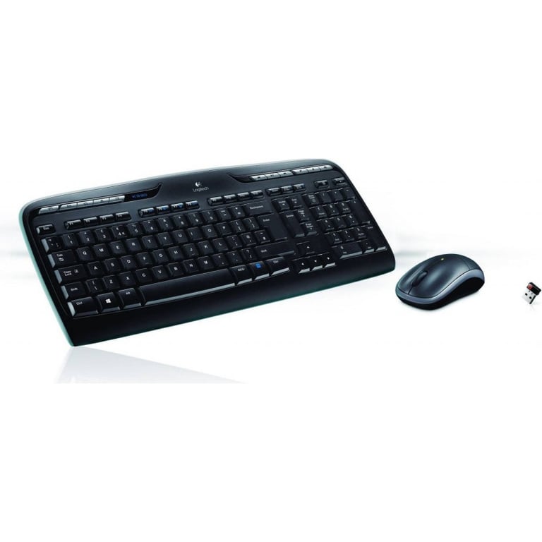 Logitech Wireless Combo MK330 clavier Souris incluse Bureau USB AZERTY Français Noir - Neuf
