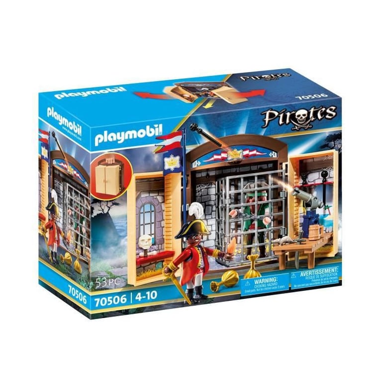 Figurine Play Box 'pirate Et Soldat' Playmobil La Boîte Avec Accessoires Inclus - vue 3