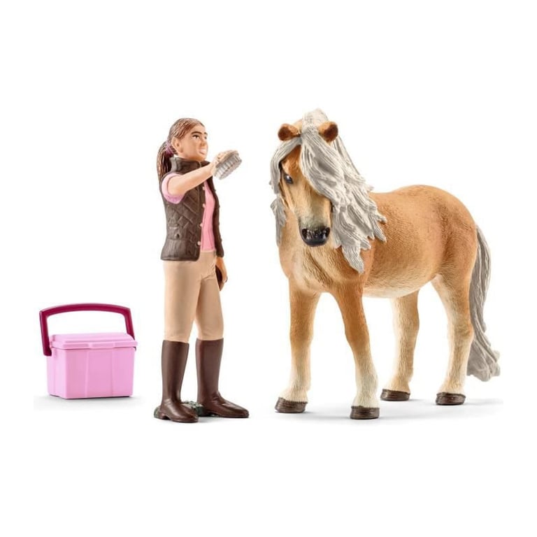 Schleich Palefreniere avec jument islandaise - 41431 - A partir de 5 ans