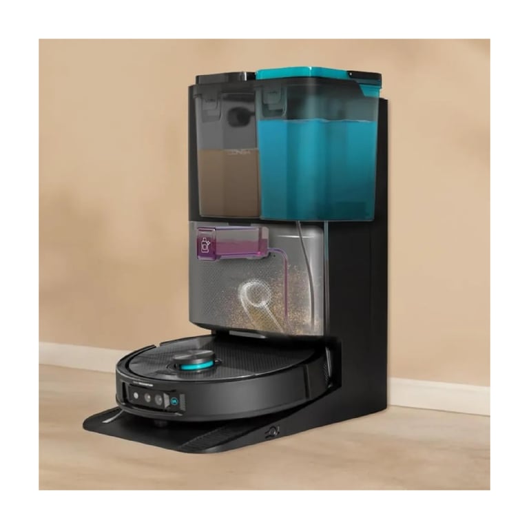 Cecotec Conga 15090 SpinArm Home&Wash Noir, Argent - Neuf