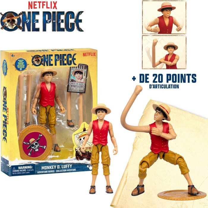 FIGURINE ARTICULEE LUFFY ONE PIECE NETFLIX - vue 3