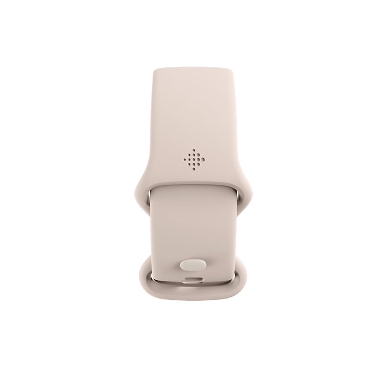 Fitbit Charge 6 AMOLED Bracelet connecté Beige, Argent
