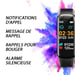 Bracelet Connecté Sport compatible Android et iOs Étanche Ip67 Bleu YONIS