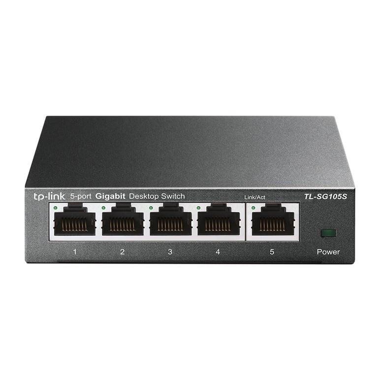TP-Link TL-SG105S Non-géré Gigabit Ethernet (10/100/1000) Noir - Neuf