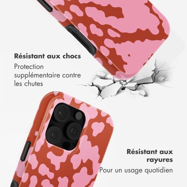 Selencia Coque arrière Vivid avec MagSafe pour Apple iPhone 16 Pro Max - Moo'd Blush Pink