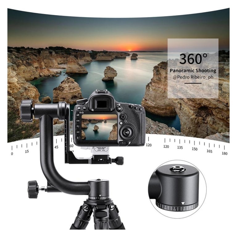 K&F Rotule pendulaire version standard 360 avec plaque de dégagement Neuf - vue 2