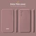 Moozy Minimalist Series Coque en silicone pour OnePlus Nord, Rose Beige – Finition mate fine et souple en TPU