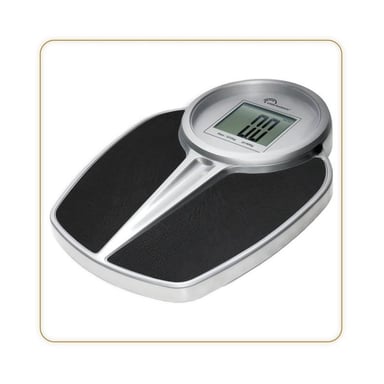 Bilancia da bagno - LITTLE BALANCE - 8327 - PRO M 225 - Bilancia elettronica - 225 kg / 1 kg - Nero / Argento