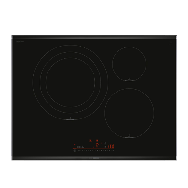 Table de cuisson à induction Bosch 3 zones 7400W Noir - PID775HC1E - Bosch