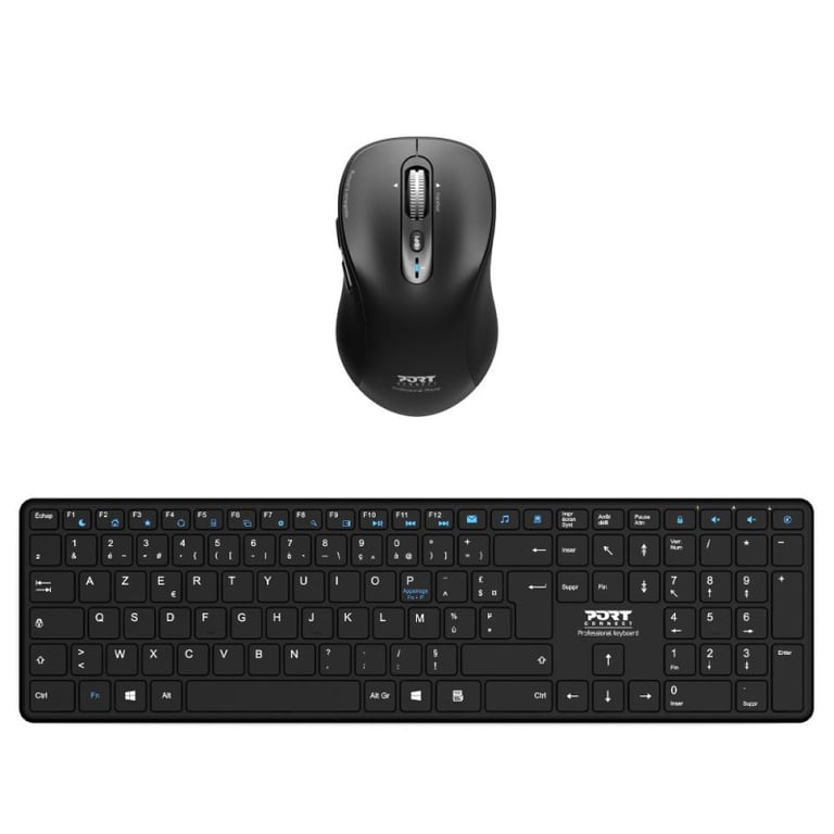 Port Designs 900907RFR clavier incluse Maison Bluetooth AZERTY Français Neuf