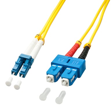 Lindy Fibre optique Duplex LC/SC OS2, 5m - Neuf