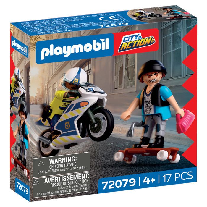 Playmobil City Action 72079 Course poursuite à moto - vue 9