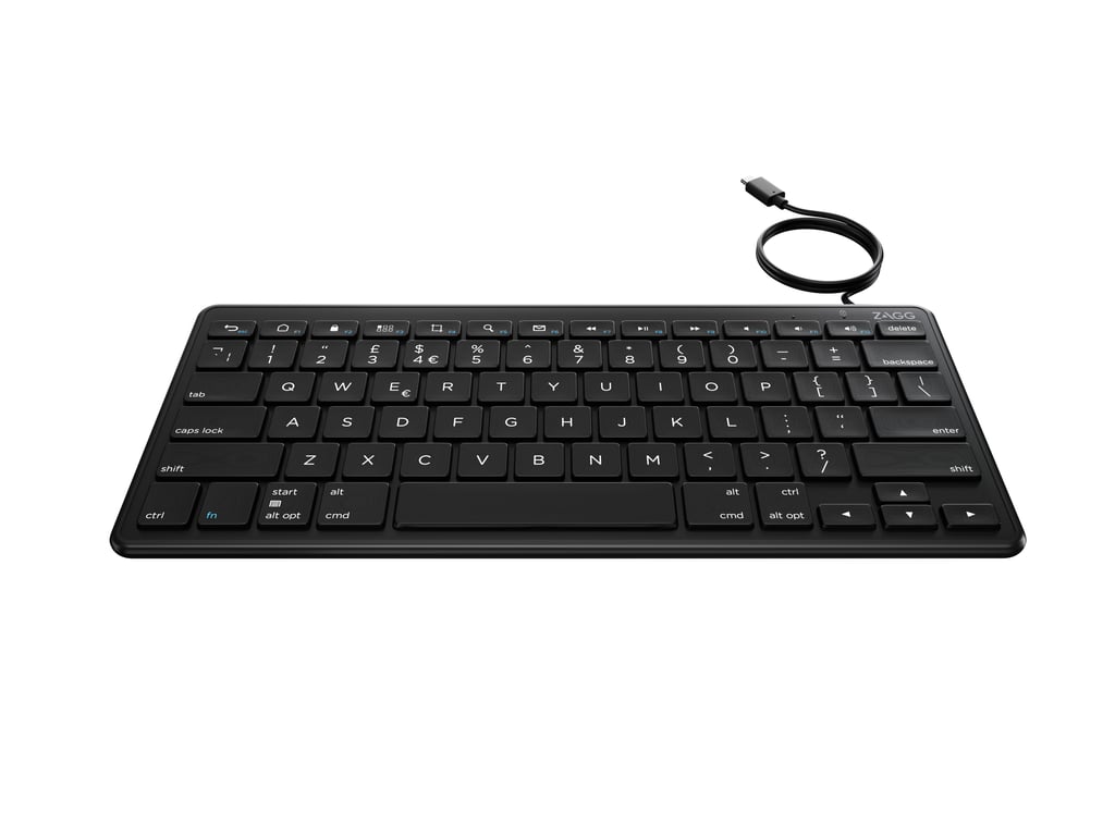 ZAGG 103202222 clavier Souris incluse USB AZERTY Français Noir - Zagg