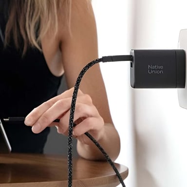 Caricatore da parete a doppia porta USB-C / USB-A GaN Power Delivery 45W