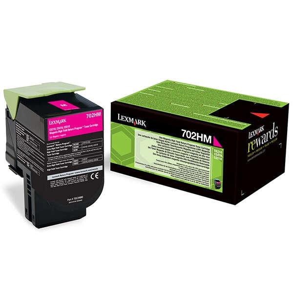 Cartouche de toner Lexmark 70C2HM0 pour imprimantes laser Rendement jusqu'à 3000 pages - vue 3