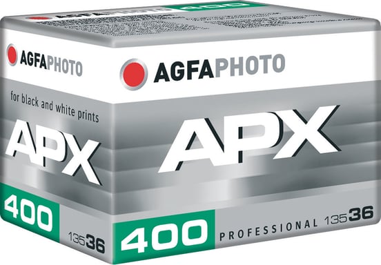 Film APX 400 Format 135 - 36 poses Noir et blanc Agfa Photo
