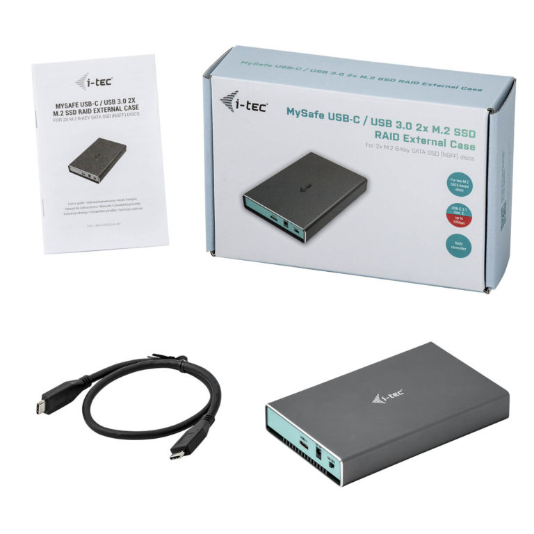 i tec MySafe USB 3.0 / USB C 3.1 Gen. 2 External case Neuf - vue 2