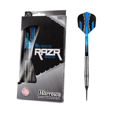 Fléchettes Razr 90 Soft 20g avec Poignée Aiguë pour Précision Améliorée