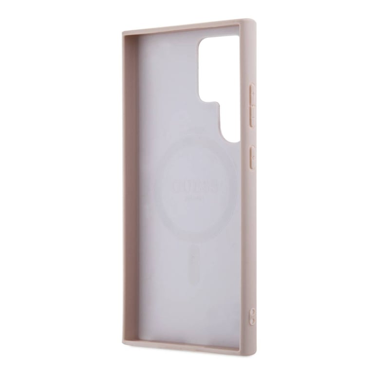 Coque de téléphone Guess 4G Collection Cuir et métal Compatible MagSafe - vue 6