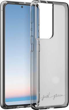 Coque pour Samsung Galaxy S21 Ultra 5G Infinia Eco-conçue Transparente Just Green
