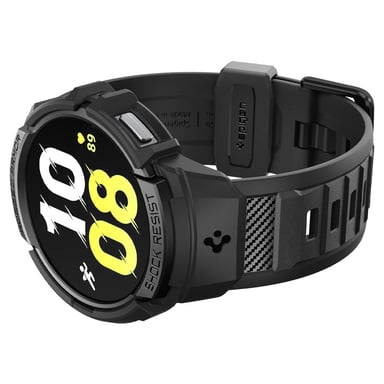 Spigen Rugged Armor Pro Étui Noir Polyuréthane thermoplastique (TPU)
