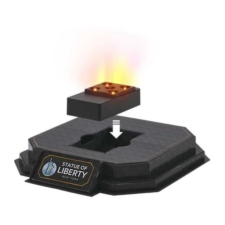 Puzzle 3D lumineux Statue De La Liberté Jeu de construction EXPLORA 79 pièces Dès - vue 4