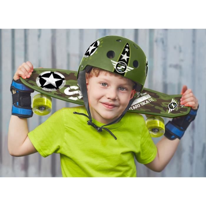Casque Skate STAMP Skids Control Military Star Mixte Taille 5357 cm - vue 3
