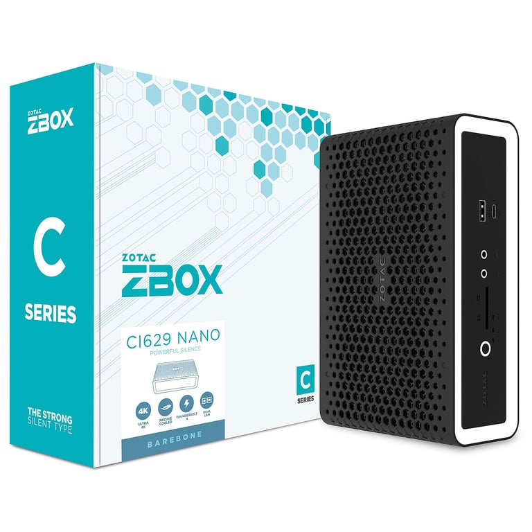 ZOTAC ZBOX nano CI629 Core i3 I3 1.2 GHz - vue 2
