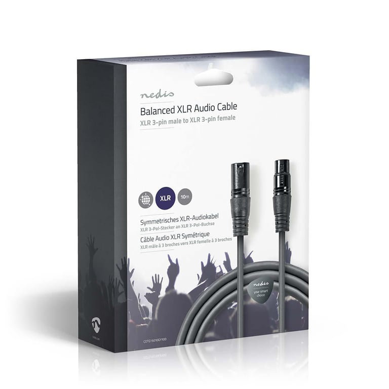 Nedis Câble XLR Symétrique /F 10m - vue 4
