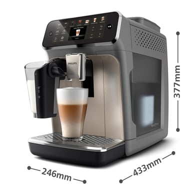 Philips 4400 Series Cafetera espresso completamente automática serie 4400 EP4446/70