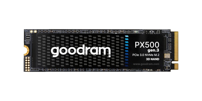 Goodram PX500 GEN.3 SSDPR-PX500-256-80-G3 unidad de estado sólido 256 GB M.2 PCI Express 3.0 NVMe 3D NAND