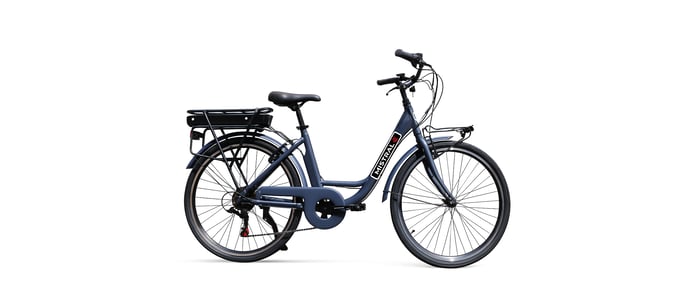 Bici da città a pedalata assistita, batteria da 7,8AH Mistral Midiverto