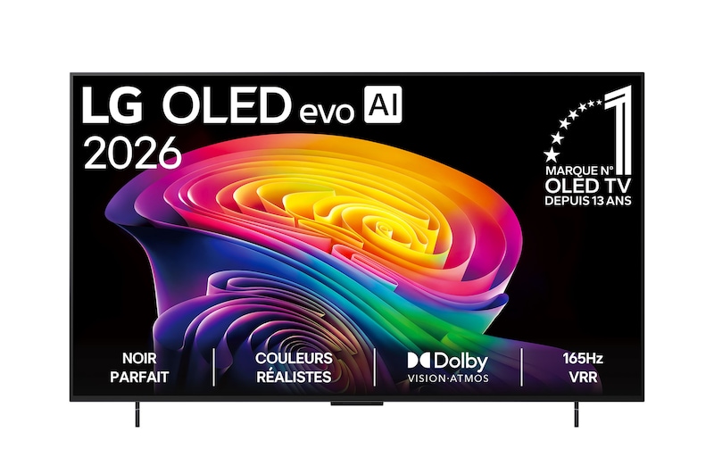 TV LG 4K OLED Evo OLED42C6 106 cm 2026 - vue 3