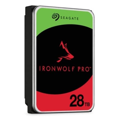 Disco Rigido Seagate IronWolf Pro 28 TB 3,5'' 7200 rpm SATA III 512 MB per NAS