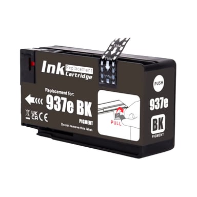 Cartuccia compatibile HP 937e XL nera - Sostituisce i modelli 4S6W9NE/4S6W5NE
