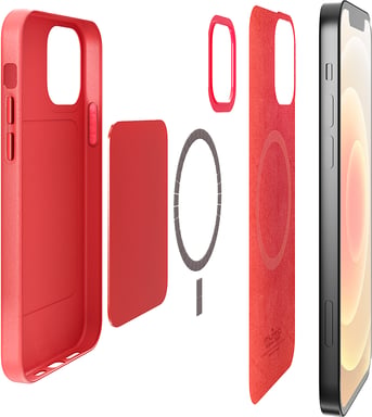 PURO IPC1261SKYMAGRED funda para teléfono móvil 15,5 cm (6.1'') Rojo