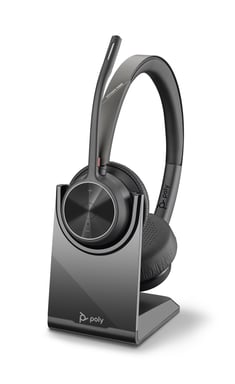 POLY Voyager 4320 UC Casque Sans fil Arceau Bureau/Centre d'appels USB Type-A Bluetooth Socle de chargement Noir