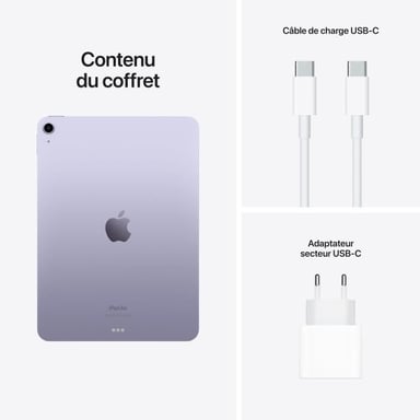 iPad Air di quinta generazione 10,9'' con chip M1 (2022), 64 GB - WiFi - Viola