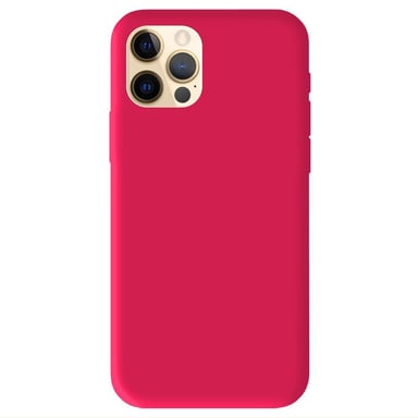 Coque silicone unie compatible Mat Rose Apple iPhone 12 Pro