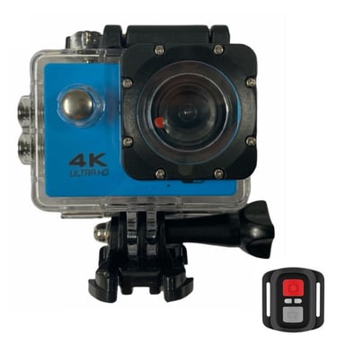 Caméra d'action Riff SPK-1 Wi-Fi Ultra HD avec écran LCD 2,0'' 16,0 Mp Bleu