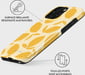 Burga Funda para iPhone 15 Pro Tough A prueba de golpes Modelo Lemon Tart Amarillo