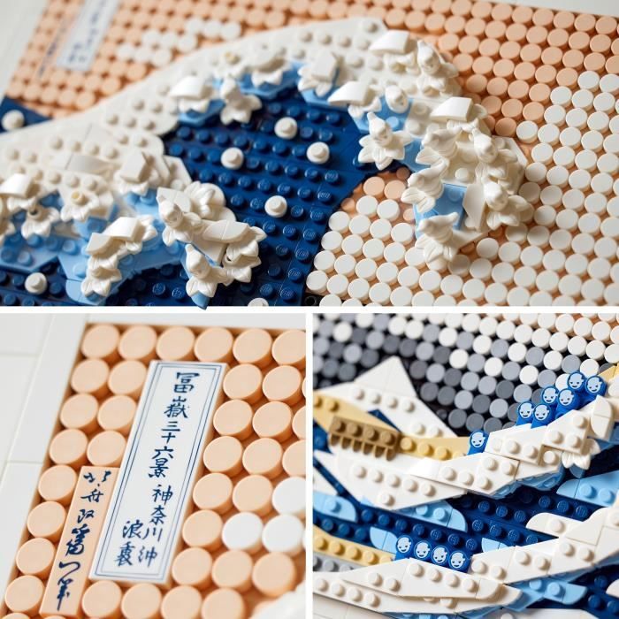 Recréez La Grande Vague d'Hokusai avec LEGO ART 31208 Neuf - vue 2