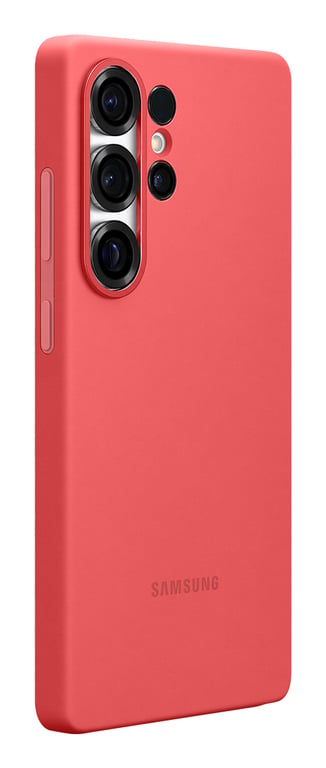 Samsung Coque en silicone pour Galaxy S25 Ultra Galaxy S25 Ultra Rouge - vue 4