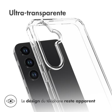 Accezz Coque Xtreme Impact pour Samsung Galaxy A55 - Transparent