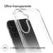 Accezz Coque Xtreme Impact pour Samsung Galaxy A55 - Transparent