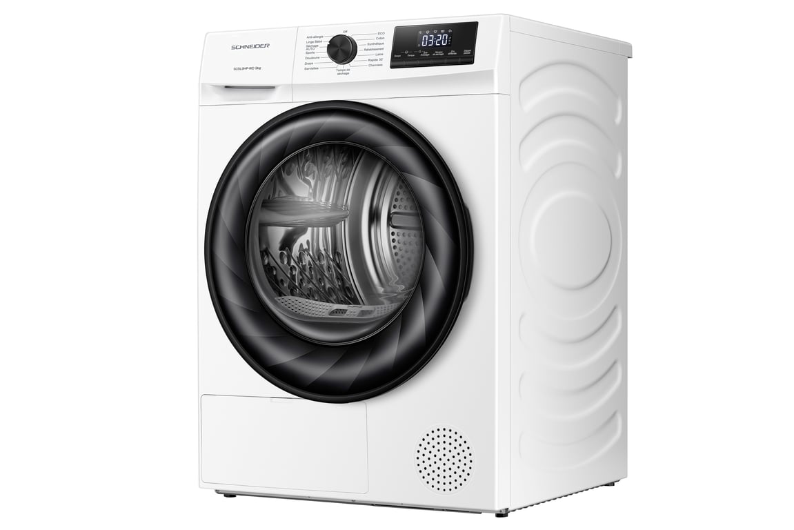 Schneider SCSL9HP WD Sèche linge pompe à chaleur 9kg Neuf - vue 2