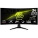 MSI MAG 346CQ pantalla para PC 86,4 cm (34'') 3440 x 1440 Pixeles UltraWide Dual Quad HD LCD Negro